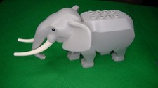 Lego elephant long tusks