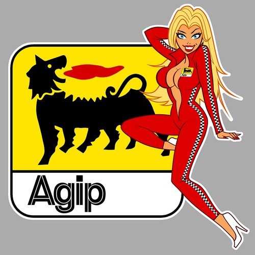 Agip left pin - up,
