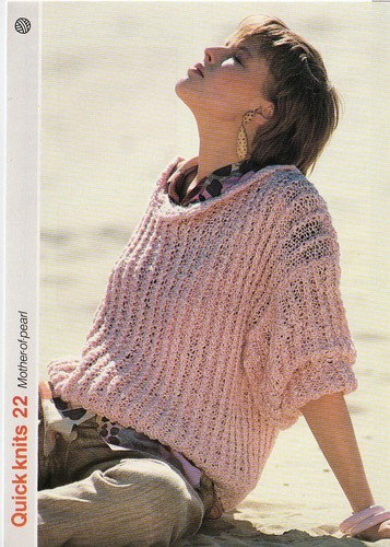 Ladies knitting pattern quick - ladies,