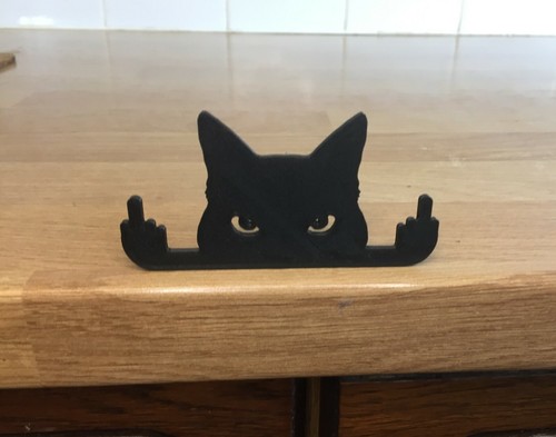 Novelty cat ornament - novelty,