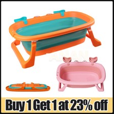 Baby Bath Tub Collapsible Foldable Portable Washing Babies New Born Kids Toddler