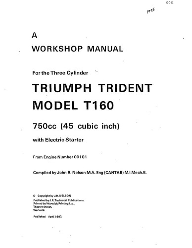 Triumph workshop service