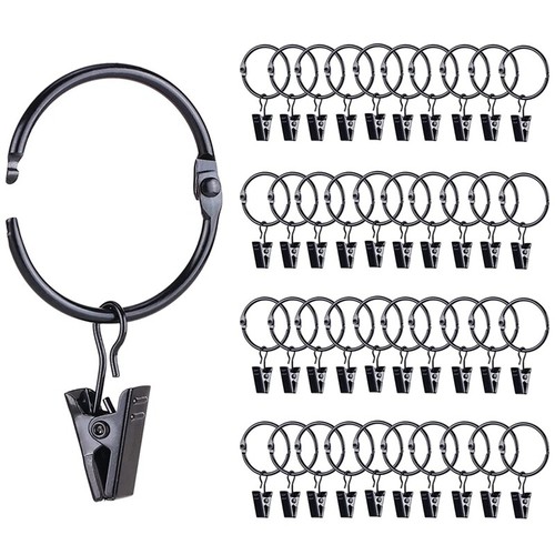 100 pack curtain rings open - to,