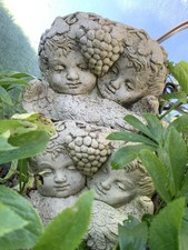 2 x Cherubs Garden Ornaments