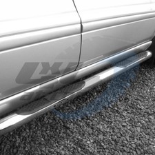 Mercedes ML W163 1997-2005 Stainless Steel Side Bars with Steps