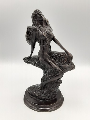 Heavy bronze brass art - art, deco