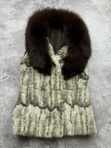 Vintage faux fur - fur, gilet
