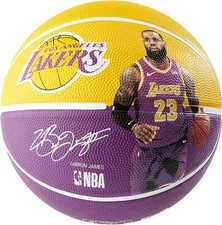 Spalding NBA Player series ball Lebron James Size 7  Basketball,  Purple yellow