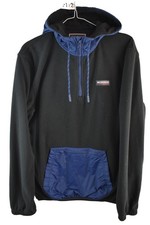 MCKENZIE Black Fleece Hoodie size M Mens 1/4 Zip Pullover Casual Outdoors