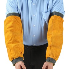 Cowhide Arm Sleeve Welder Anti-hot Anti-dirty Practical Leather Welding Sleeves