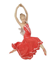 Vintage Porcelain Ballerina Dancer *Glued Foot*