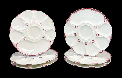 Antique set six mid-Victorian