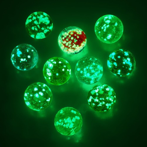 Glow the dark - glow-in-the-dark, marbles