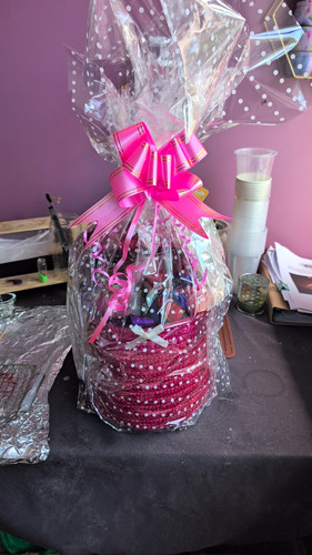 Pink purple bath body gift - bath,