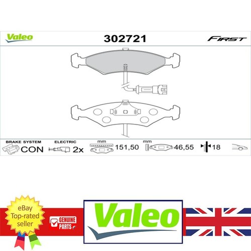 Front brake pad set - front,