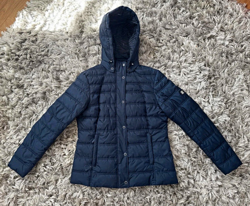 Barbour women navy hooded - women’s,