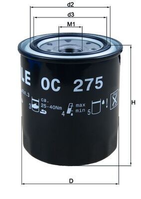 Oil filter knecht - oil,