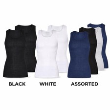 MENS VESTS 100% COTTON TANK