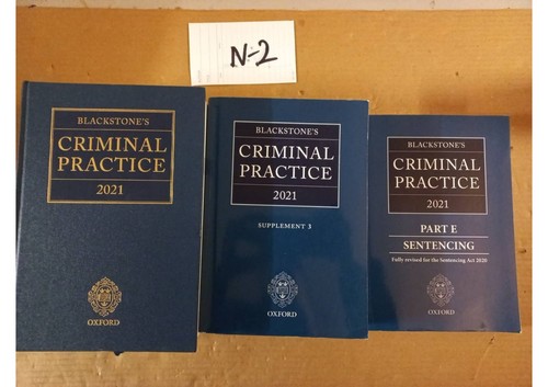 Blackstone criminal practice - blackstone's,