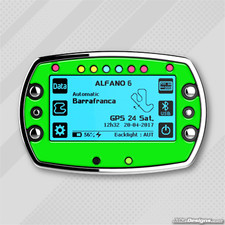 FLUORESCENT GREEN GEL STICKER