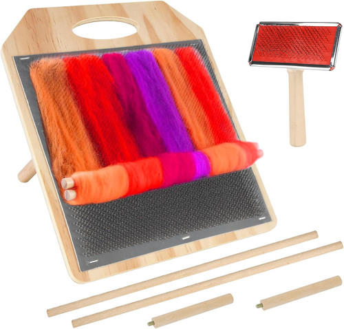 Wool blending board - wool, board,wool