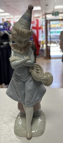 Clown with horn porcelain - with,
