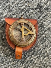 Antique Brass Compass Sundial