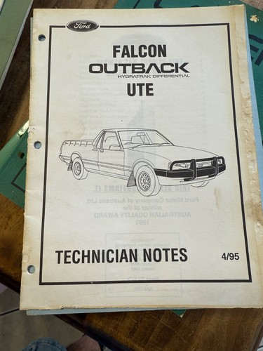 Ford falcon outback ute - ", "