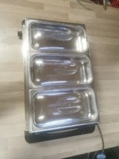 Food Warmer. Electric.  Works Well. Three Separate Compartments.