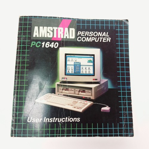 Amstrad pc1640 genuine user - pc1640,