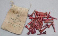 Antique Vintage 36 Red Golf