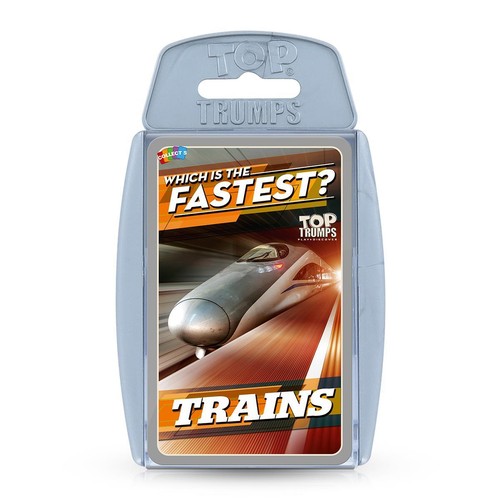 Trains top trumps card game - trains,