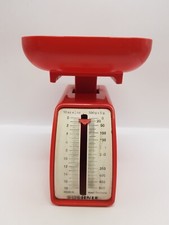 Soehnle Vtg Retro Red Kitchen Weighing Scales West Germany 70s TV & Film Props