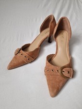Brown Leather Suede Buckle