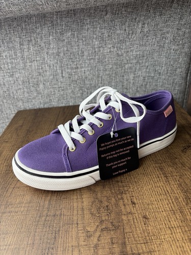 Popsy purple canvas pumps - popsy,