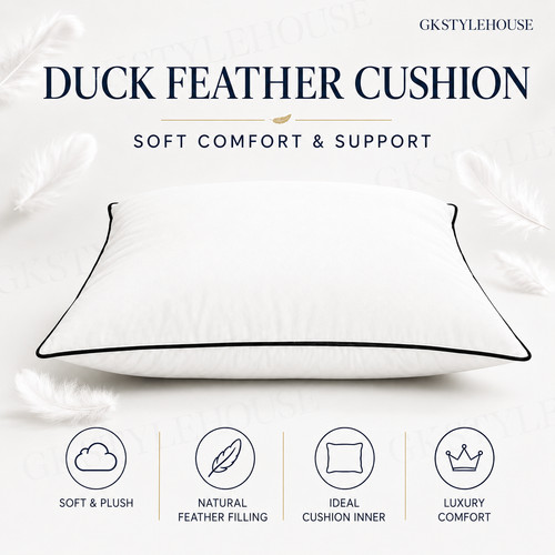 Duck feather cushion inners - feather,