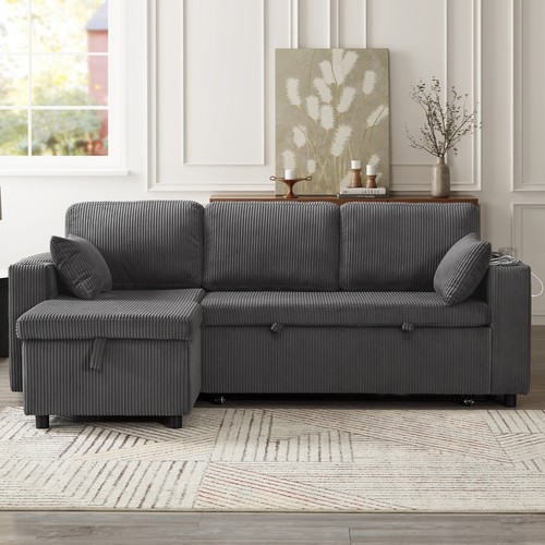 Shaped sofa bed seater - 3,