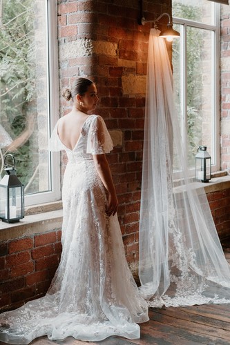 Beautiful lace flutter sleeve - beautiful,