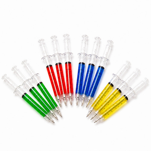 Syringe ballpoint pens - syringe,