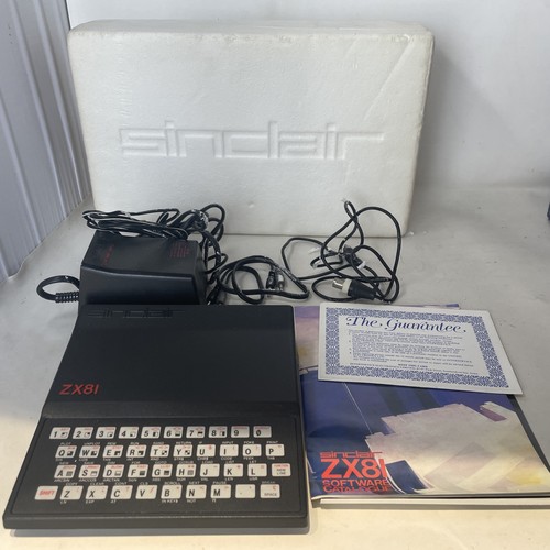 Sinclair zx81 boxed vintage - sinclair,