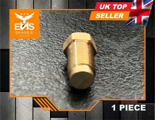 Brass male blanking plug - brass, for