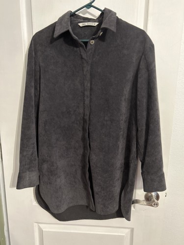 Zara gray corduroy oversized - zara,