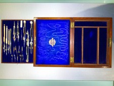 1910’s  A.G. Thornton DRAUGHTSMAN/ENGINEER PRECISION DRAWING SET in Walnut case