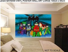 LEGO BATMAN ROBIN JOKER WALL