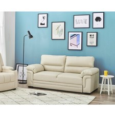 Panana Stunning Italian Designer Faux Leather 2 Seater, 3 Seater Sofa Couch