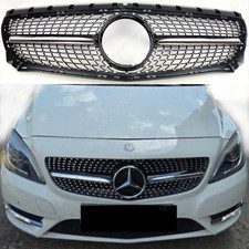 For Mercedes B-Class W246 B180 B250 Grill Front Radiator Diamond Grille 2011-14