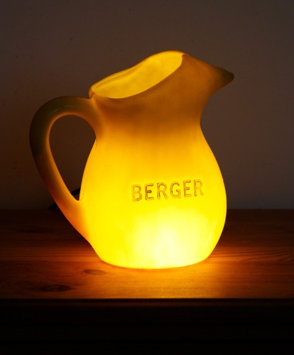 18cm vintage berger jug - 18cm, lamp