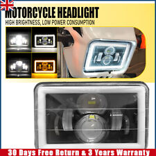 Motorcycle LED Headlight DRL H4 Fit BW200 350 50 XT225 350 WR250 Square 4x6"inch
