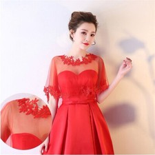 Women Sheer Lace Cape Shrug