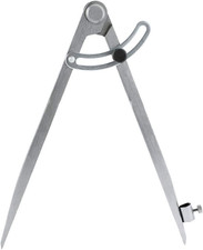 Professional Woodworking Compass with Wing and Pencil Holder,8 Inch-Ideal Large